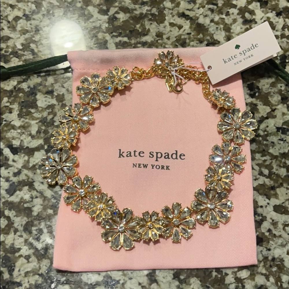 Kate spade clear as Crystal necklace